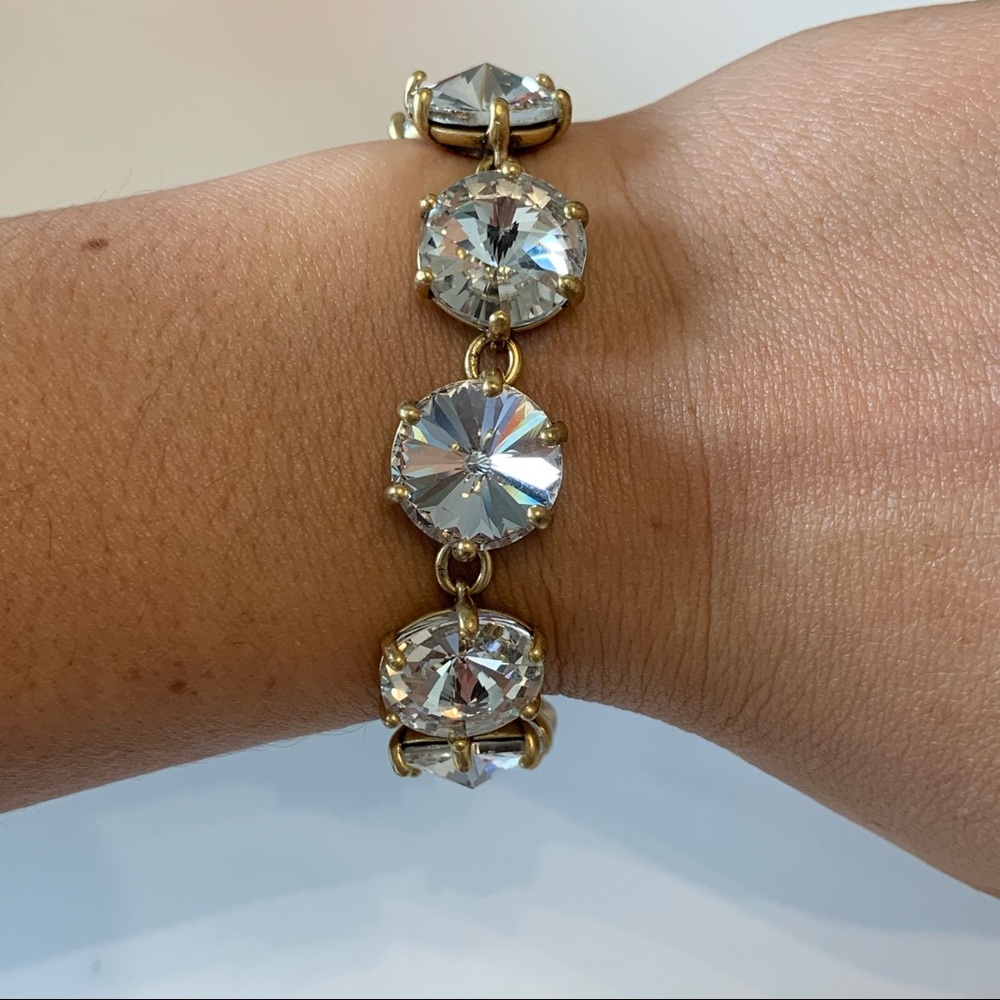 Stella & Dot Amelia Sparkle Bracelet - white